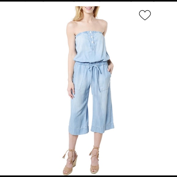 bella dahl denim jumpsuit